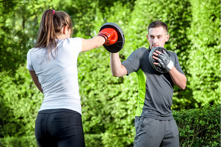 Przykładowy trening bokserski na świeżym powietrzu