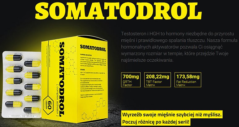 Somatodrol – dawkowanie, skład, opinie, cena