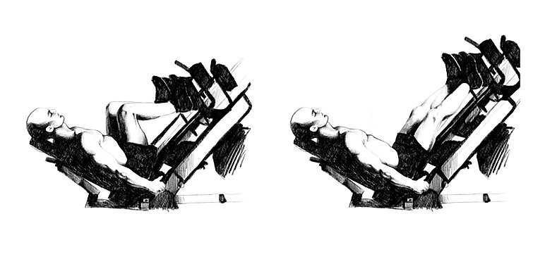 Wypychanie nóg na suwnicy