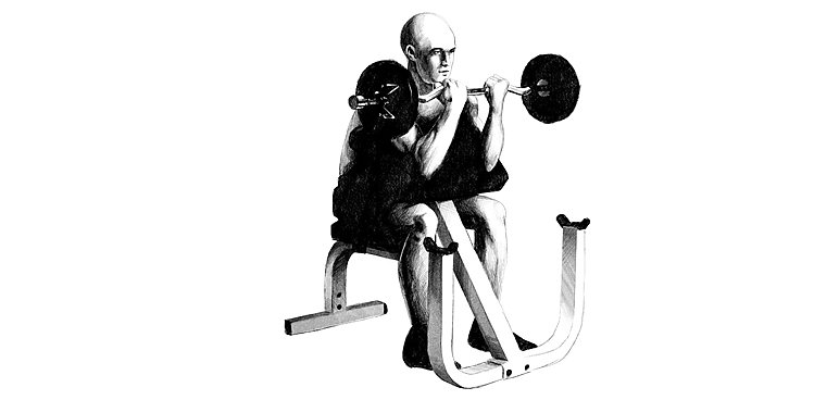 Uginanie przedramion na modlitewniku