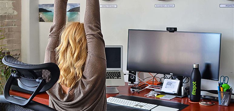 3 ćwiczenia, które wykonasz w pracy